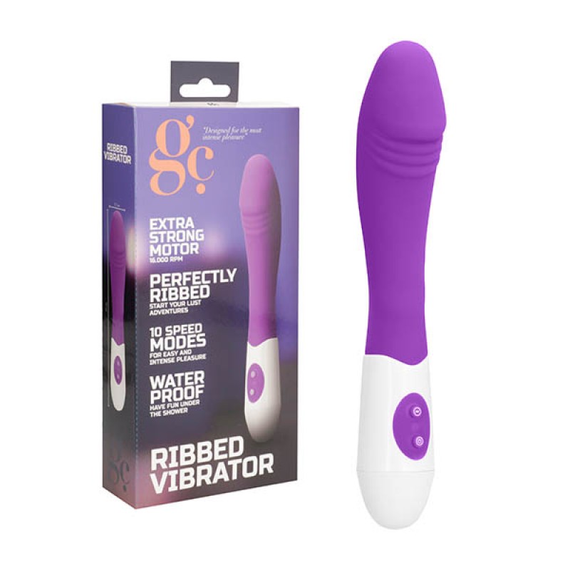 GC. Ribbed Vibrator - Purple